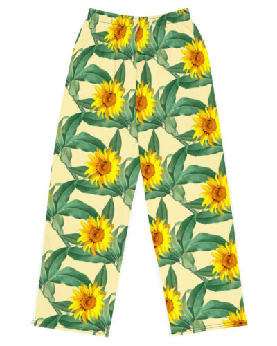 All-over print unisex wide-leg pants