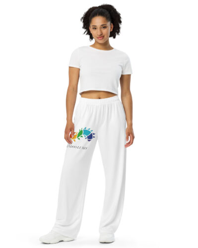 All-over print unisex wide-leg pants