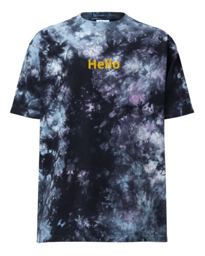 Oversized tie-dye t-shirt